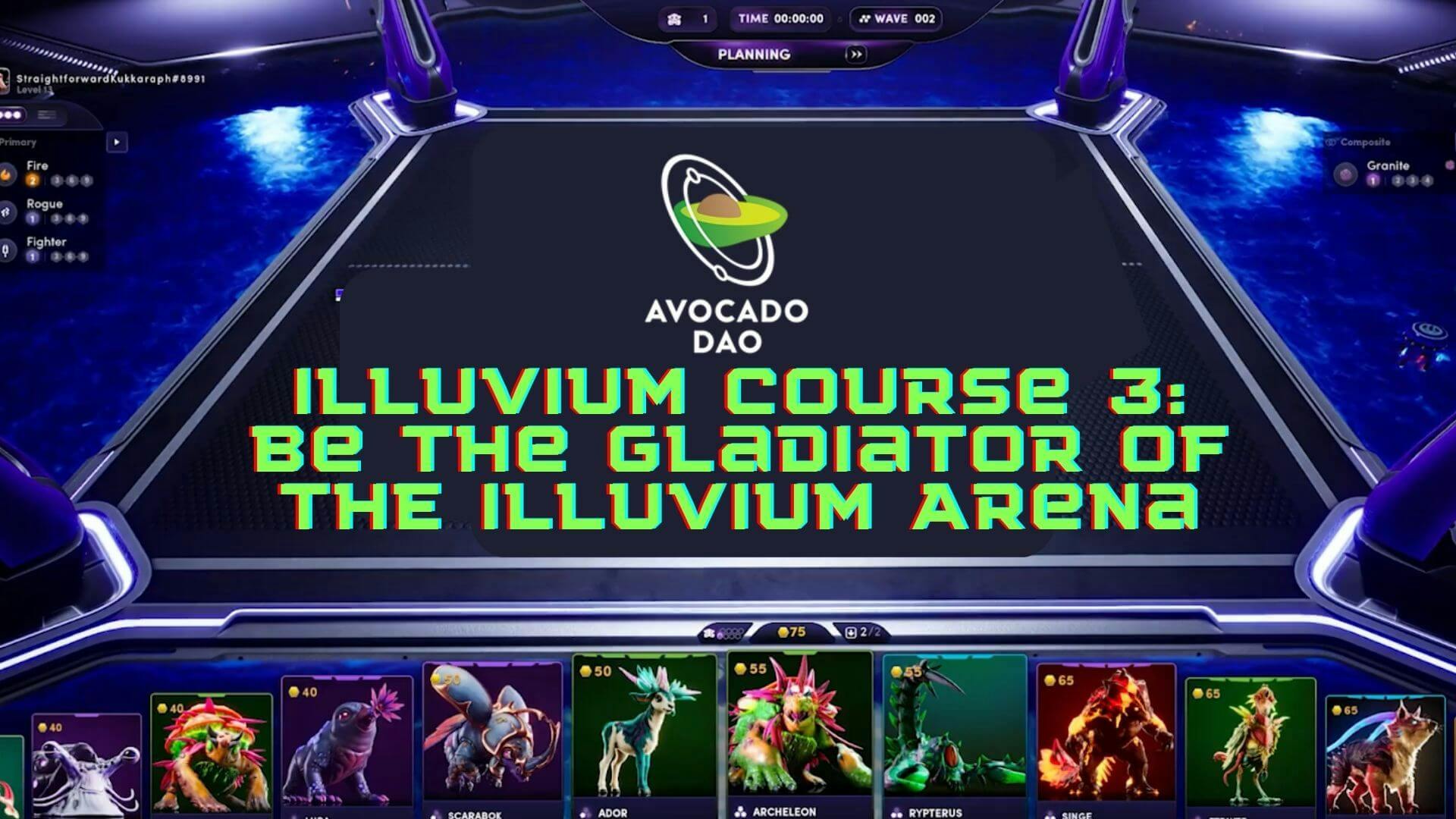 Illuvium Course 3: Be the Gladiator of the Illuvium Arena